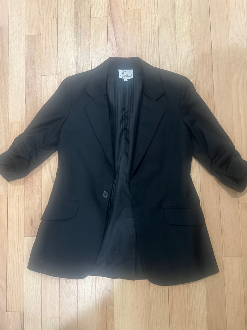 Mang Dance Black Single-Button Blazer Jacket